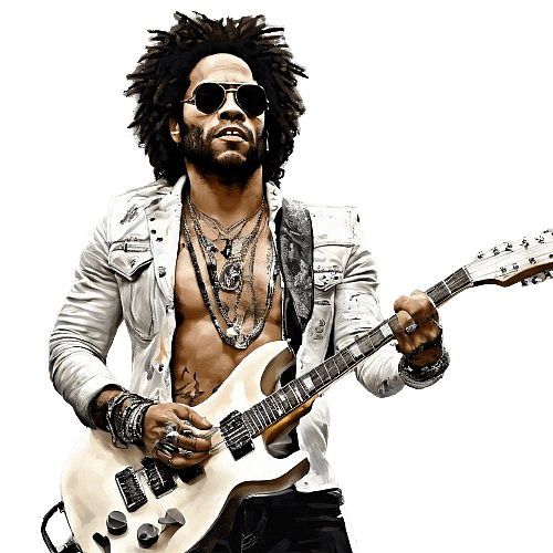 Lenny Kravitz on Guitar