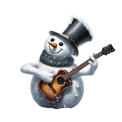 Musician Snowman