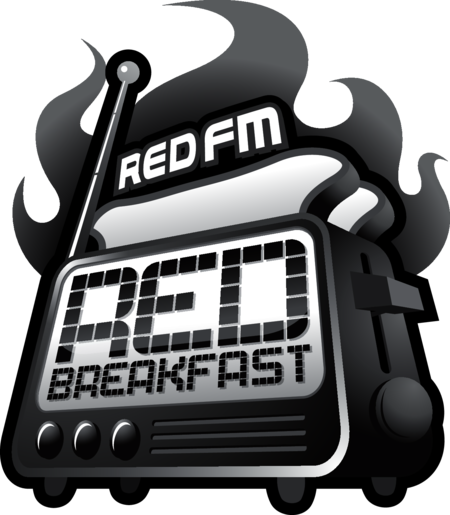 RedFM Red Breakfast Black & White