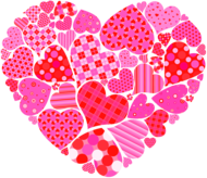 Valentines Day Rose Heart