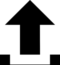 Classic Upload Arrow Button