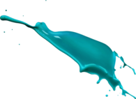 Light Blue Paint Splatter