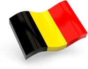 Small Wave Belgium Flag