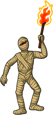 Mummy With Torch
