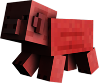 Large Minecraft Pig
