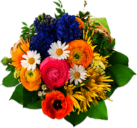 Flowers Bouquet Round