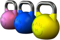 Coloured Kettlebell Set