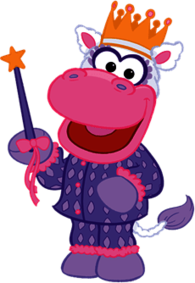 Cowbella With Crown Cartoon