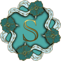 Flower Theme Capital Letter S