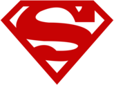 Red Superman Sign