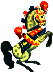 Circus Horse Standing