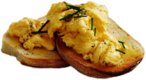 Scrambled Eggs on Toast
