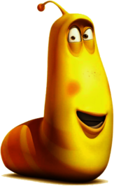 Larva Yellow Smiling