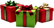Three Gift Boxes