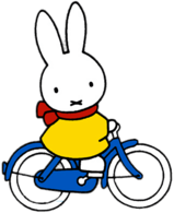 Miffy on Her Bicycle