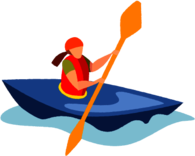 Kayak on Water