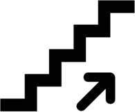 Stairs Up Pictogram