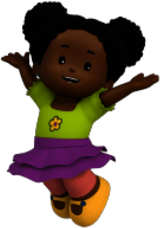 Little People Tessa Jumping