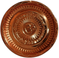Om Mantra Copper Plate