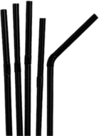 Black Bendy Straws