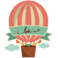 Love Hot Air Balloon