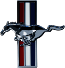 Ford Mustang Logo Tricolore