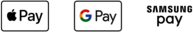 Apple Pay Google Pay Samsung Pay Logos Payment Methods