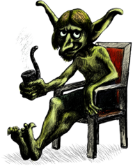 Kobold in a Chair