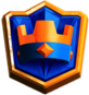 Clash Royale blue and gold shield