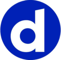 Dailymotion round blue 