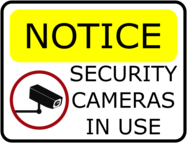 Security Camera Notice