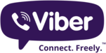 Viber logo and slogan