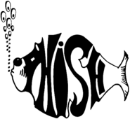 Phish logo black and white
