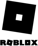 Roblox full logo black