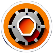 Gaming Platforms & Communities, Minimalist App Icon - Circle Icon Bevel Border
