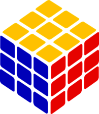 Solved Rubik's Cube Clipart