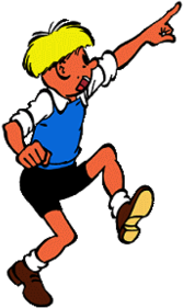 Jommeke Pointing To the Sky