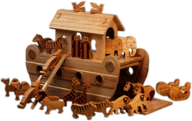 Noah's Ark Wooden Play Set