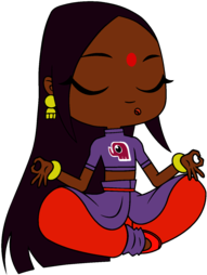 Sally Bollywood Meditating