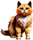 Selkirk Rex, Children'S Cartoon Animation Style - Full Body, Single View, No Shadow