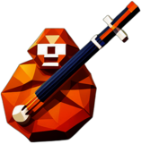 Low poly koto app icon