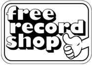 Free Record Shop - zwart/wit