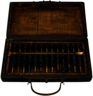 Vintage Chinese Abacus In Box