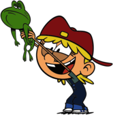 Lana Loud Holding A Frog