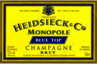 Heidsieck & Co Monopole Blue Top Label