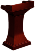 Wooden Pulpit Cherry Wood