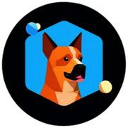 Vet Clinic, Minimalist App Icon - Circle Icon Bevel Border