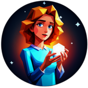 Little Match Girl, Fairytale Character - Circle App Icon | Fan Art