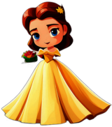 Beauty (From Beauty And The Beast), Fairytale Character - Circle App Icon | Fan Art