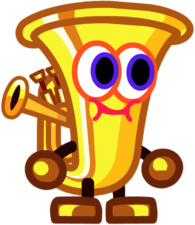 Oompah the Brassy Blowything Looking Right